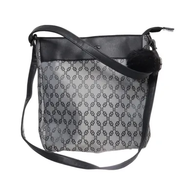 Sac à bandoulière (Noir, Gris) de Puccini Coton, Polyamide, Polyester, Polyuréthane