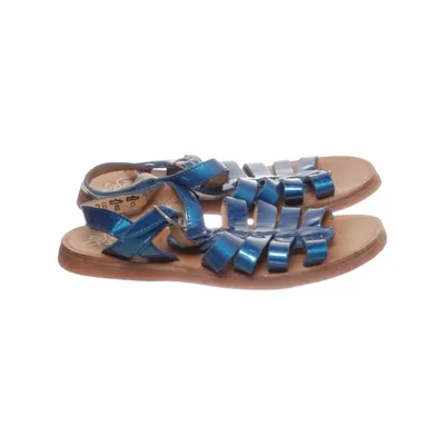 Sandals (Blue, Brown) from Pom d'Api Leather