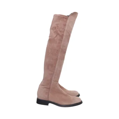 Bottes (Beige) de Alberville Cuir