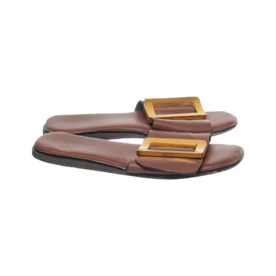 Sandales (Marron, Or) de Boyy Cuir