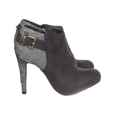 Heeled boots (Gray, Silver) from XTI Territory