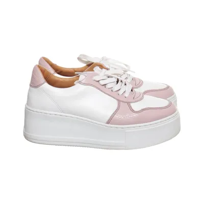 Sneakers (Vit, Rosa) från Stockholm Design Group Skinn