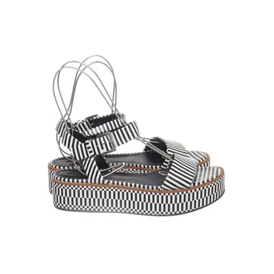Sandalen (Zwart, Wit) van Zara Trafaluc