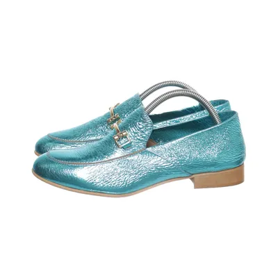 Loafers (Blue) from Alisha Leather