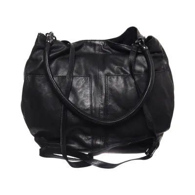 Shoulder-bag (Black) from Woman by Tchibo Leather