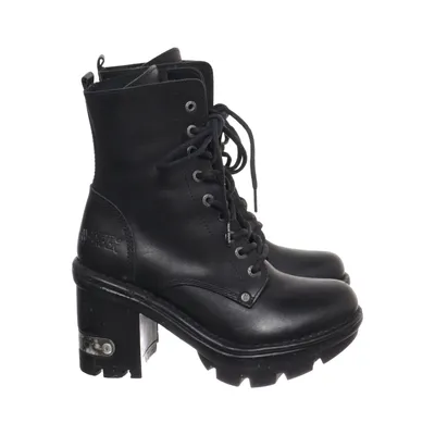 Laced boots (Black) from New Rock