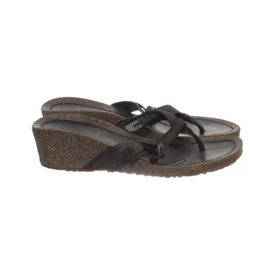 Chaussure compensées (Noir, Marron) de Teva Cuir