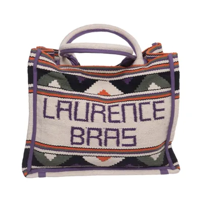 Handtasche (Beige, Mehrfarbig) von Laurence Bras