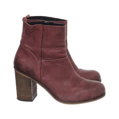 Bottes à talons (Rouge) de Hub