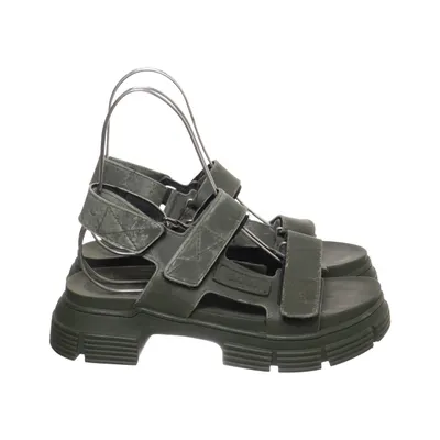 Sandals (Green) from Ganni