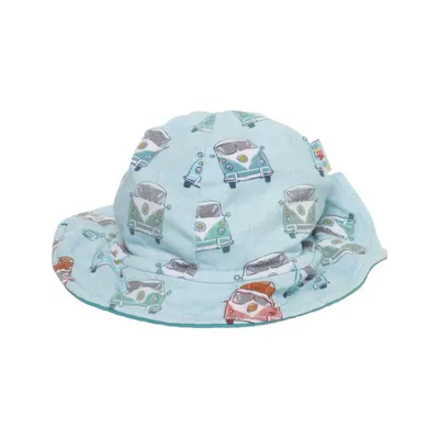 Bucket hat (Blauw, Meerkleurig) van Babauba Katoen, Elastaan