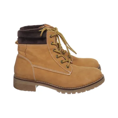 Laced boots (Brown) from Allover Leather