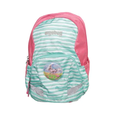 Backpack (Pink, Turquoise, Multicolored) from Ergobag Polyester, Polyurethane