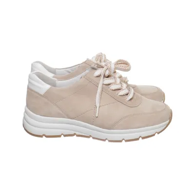 Sneakers (Beige, Wit, Bruin) van Semler Leer