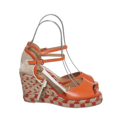 Chaussure compensées (Orange, Multicolore) de Castañer Cuir