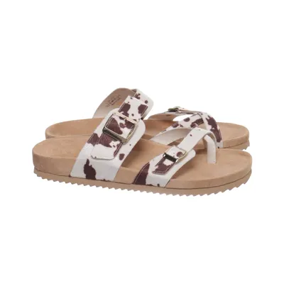 Sandals (Brown, White, Multicolored) from Catwalk Leather