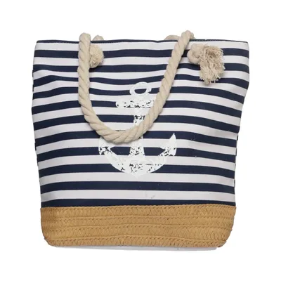 Sac de plage (Bleu, Blanc)