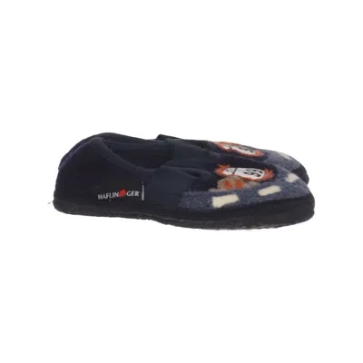Slippers (Blue, Multicolored) from Haflinger Wool