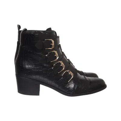 Bottes à talons (Noir) de Deichmann Cuir