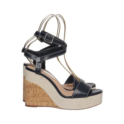 Wedges (Blue, Beige) from Zara Trafaluc