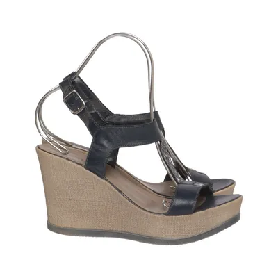 Sleehakken (Blauw, Beige) van Lasocki Leer