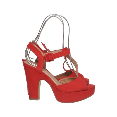 High heel sandals (Red) from Marypaz