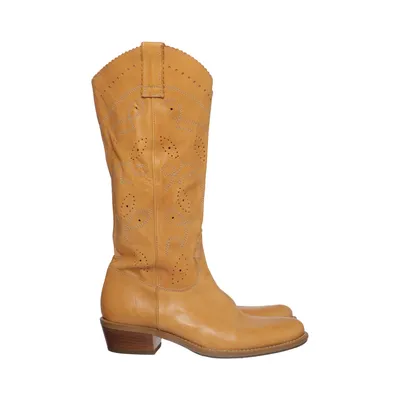 Cowboy boots (Brown) Leather