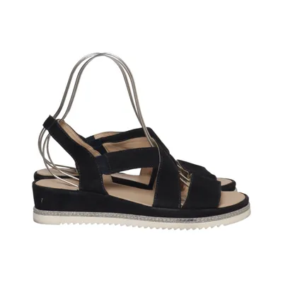 Sandalen (Zwart) van Manguun Leer