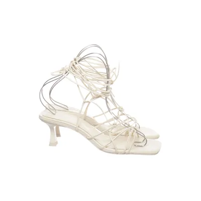 Højhælede sandaler (Beige) fra Zara