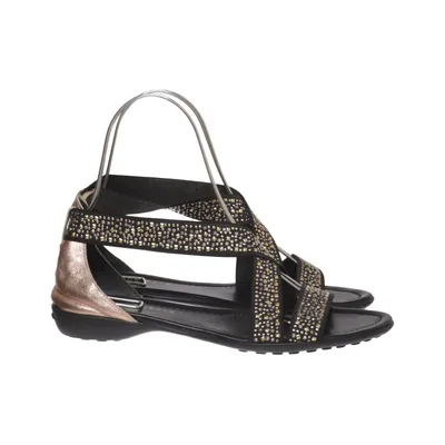 Sandals (Black, Gold) from Fonnesberg