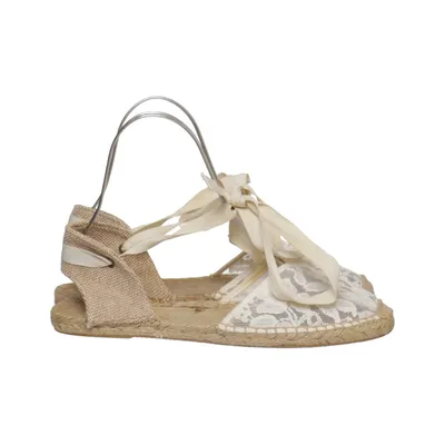 Espadrilles (White, Beige) from Soludos Cotton