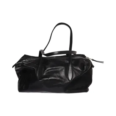 Handbag (Black) from Massimo Dutti Cotton, Leather