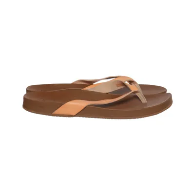 Flip-flops (Brown, Orange) from Reef Leather