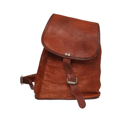 Backpack (Brown) from Gusti Leder Leather