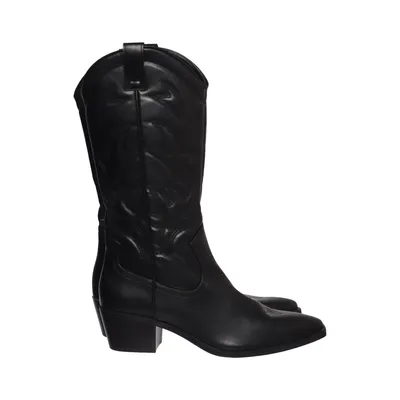 Bottes de cow-boy (Noir) de Stradivarius
