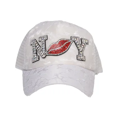 Baseballkeps (Vit, Flerfärgad) från Pfeffinger Polyester