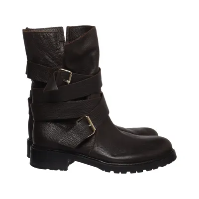 Ankle boots (Brown) from Costume National Leather