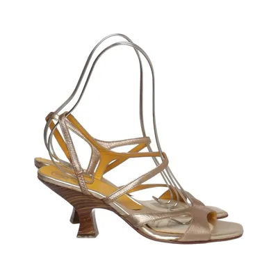 Sandaletten (Gold) von Ursula Mascaro Leder