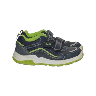 Gymnastic shoes (Blue, Green) from Lurchi Leather