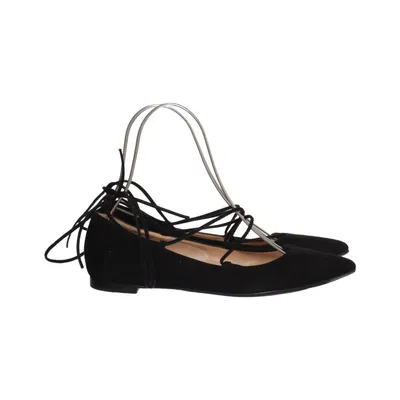 Ballerina's (Zwart) van Gianvito Rossi Leer