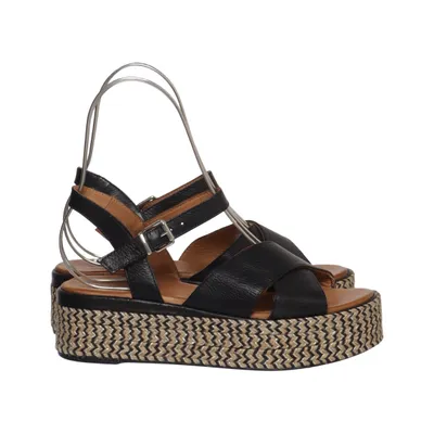 Chaussure compensées (Noir, Marron) de Inuovo Cuir