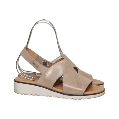 Sandales (Beige) de Dasia Cuir