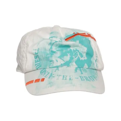 Baseball cap (White, Multicolored) from Diesel