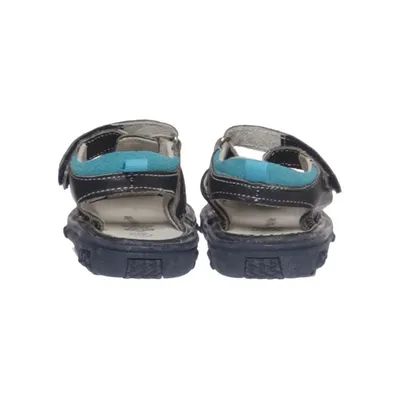 Sandals (Black, Blue) from Happy Bee Leather