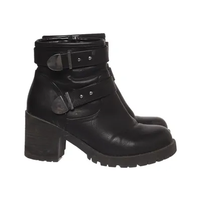 Heeled boots (Black) from DinSko