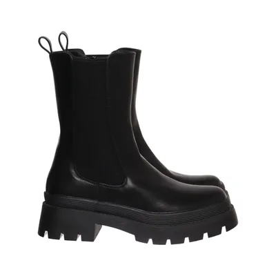 Chelsea boots (Zwart) van Lucky Shoes