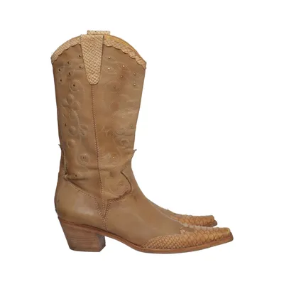 Cowboy boots (Beige) from Marzio