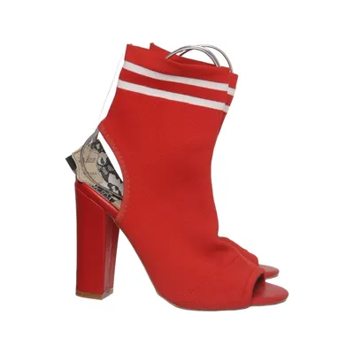 Sandaletten (Rood, Wit) van Cafe Moda Leer