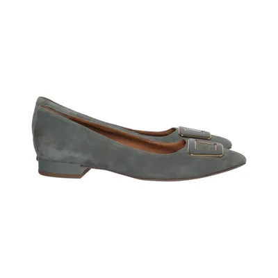 Ballet flats (Gray) from Geox Leather