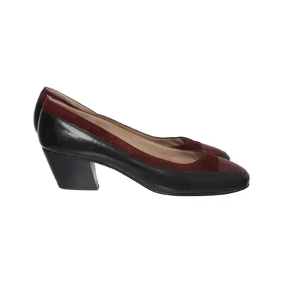 Pumps (Black, Red) from Bruno Magli Leather